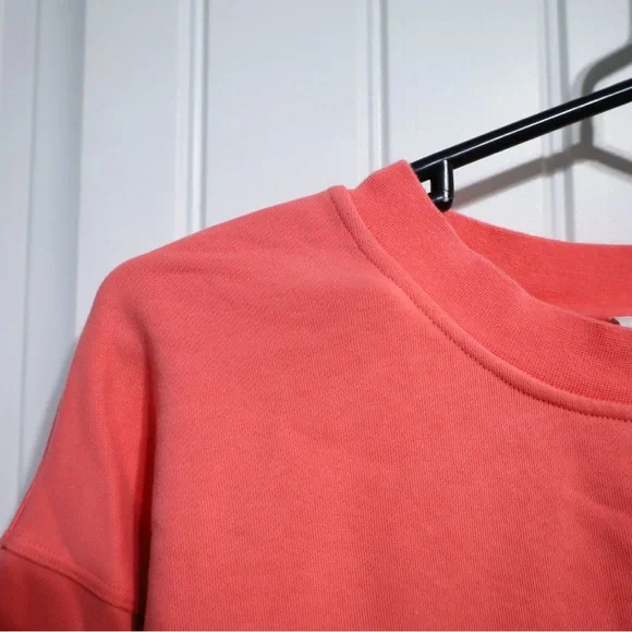 Lululemon Perfectly Oversized Crew Raspberry Cream Womens Size 4 - Picture 3 of 8